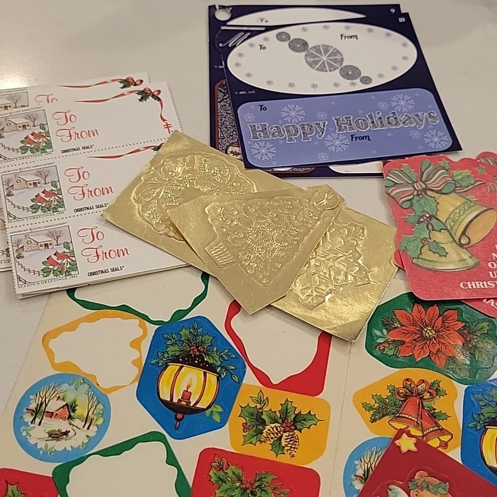 Christmas Gift Tag Sticker Bundle - Picture 3 of 6
